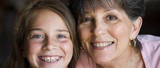 Treatment by an orthodontist after 45 years