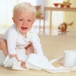 Diarrhea in children during teething