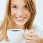 Darkening of teeth due to coffee