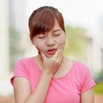 Symptoms of mucositis of the oral mucosa